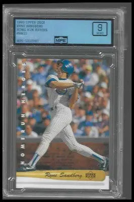 1993 Upper Deck Home Run Heroes #HR11 Ryne Sandberg MPE 9 - Baseball Card Single