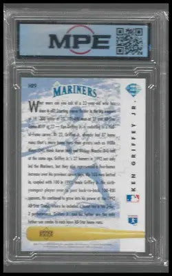 1993 Upper Deck Home Run Heroes #HR9 Ken Griffey Jr. MPE 9 - Baseball Card Single