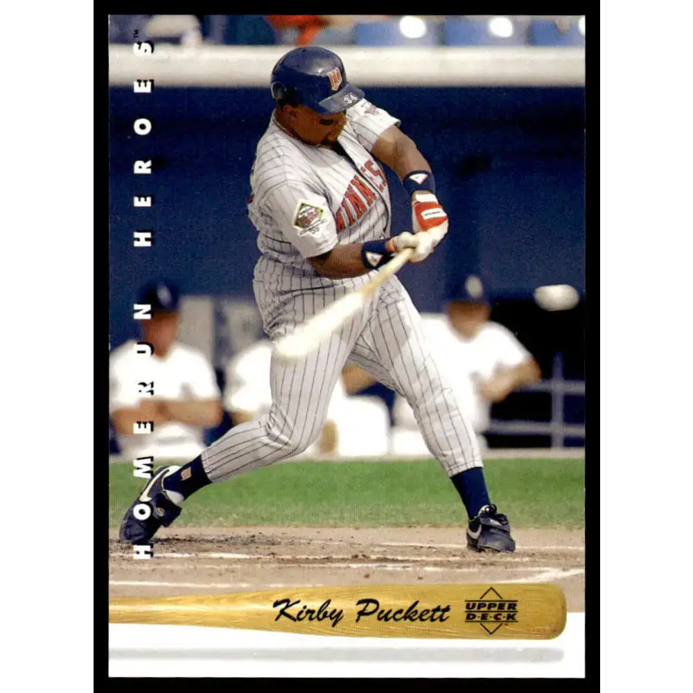 1993 Upper Deck #HR24 Kirby Puckett EX/NM Minnesota Twins Baseball Card - Baseball Card Single