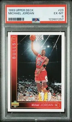 1993 Upper Deck Michael Jordan #23 Basketball PSA 6