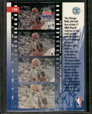 1993 Upper Deck NBA Finals Highlights Michael Jordan #198 Basketball - Basketball Card Single