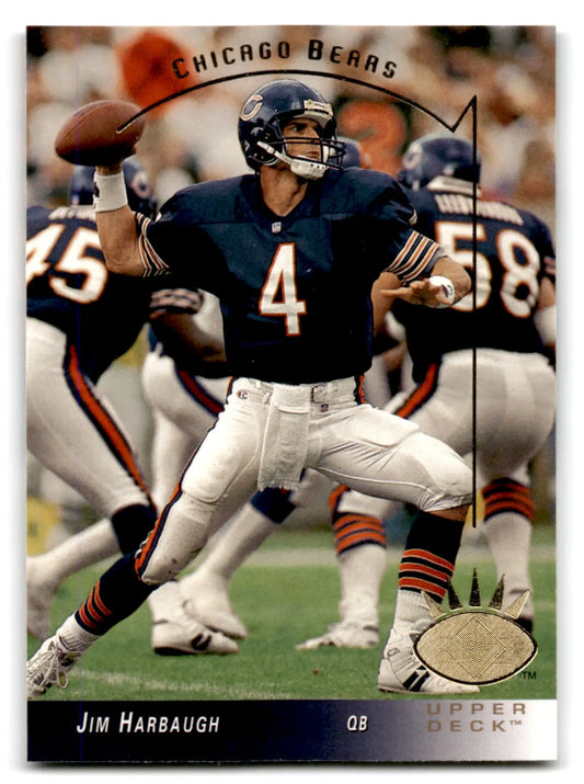 1993 Upper Deck SP Football Jim Harbaugh #158 Chicago Bears - Football Card Single