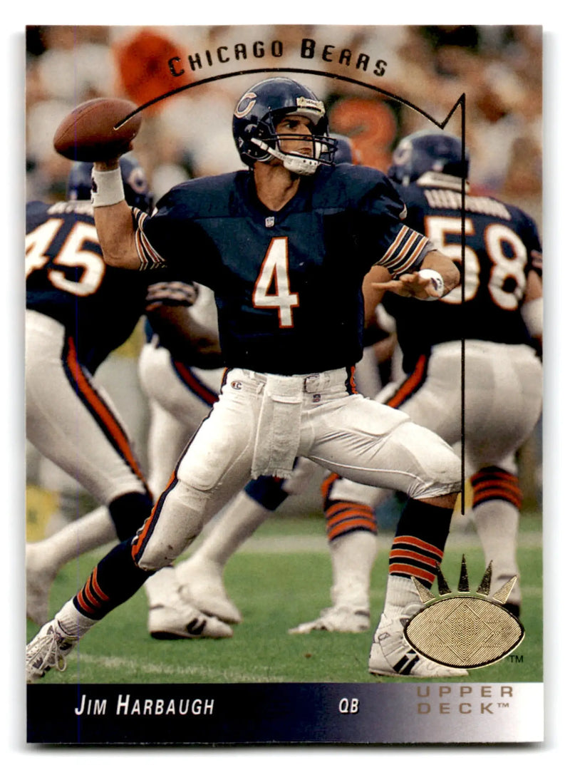 1993 Upper Deck SP Football Jim Harbaugh #158 Chicago Bears - Football Card Single