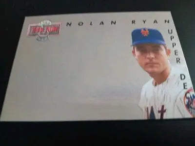 1993 Upper Deck - Then & Now Nolan Ryan #TN5. NY Mets. HOF. NRMT+ - Baseball Card Single