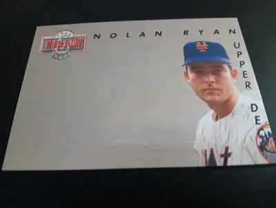 1993 Upper Deck - Then & Now Nolan Ryan #TN5. NY Mets. HOF. NRMT+ - Baseball Card Single