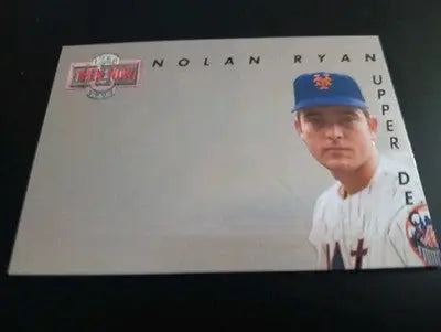 1993 Upper Deck - Then & Now Nolan Ryan #TN5. NY Mets. HOF. NRMT+ - Baseball Card Single
