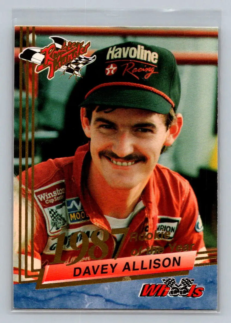 1993 Wheels Rookie Thunder #28 Davey Allison Platinum Ranier-Lundy Racing - Racing Card Single