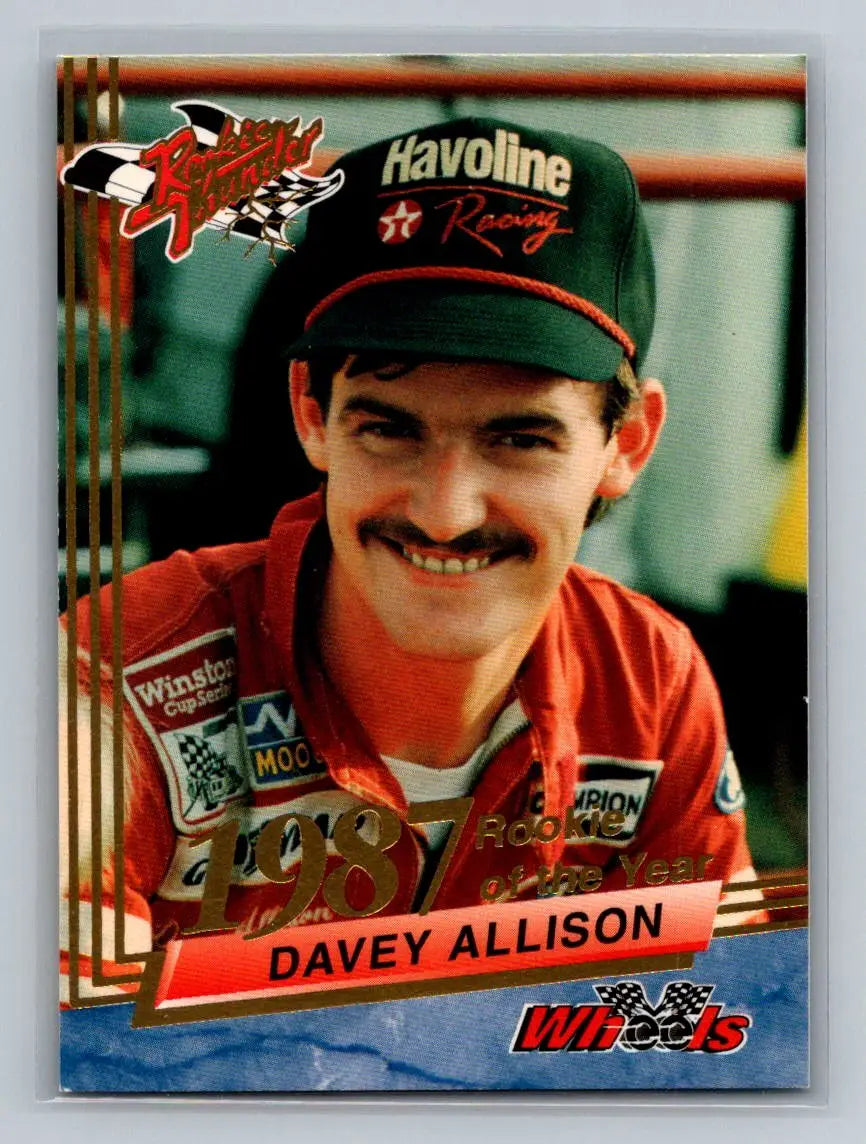 1993 Wheels Rookie Thunder #28 Davey Allison Ranier-Lundy Racing - Racing Card Single
