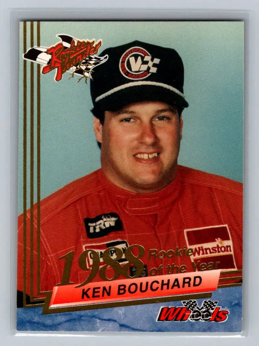 1993 Wheels Rookie Thunder #29 Ken Bouchard Whitcomb Racing - Racing Card Single