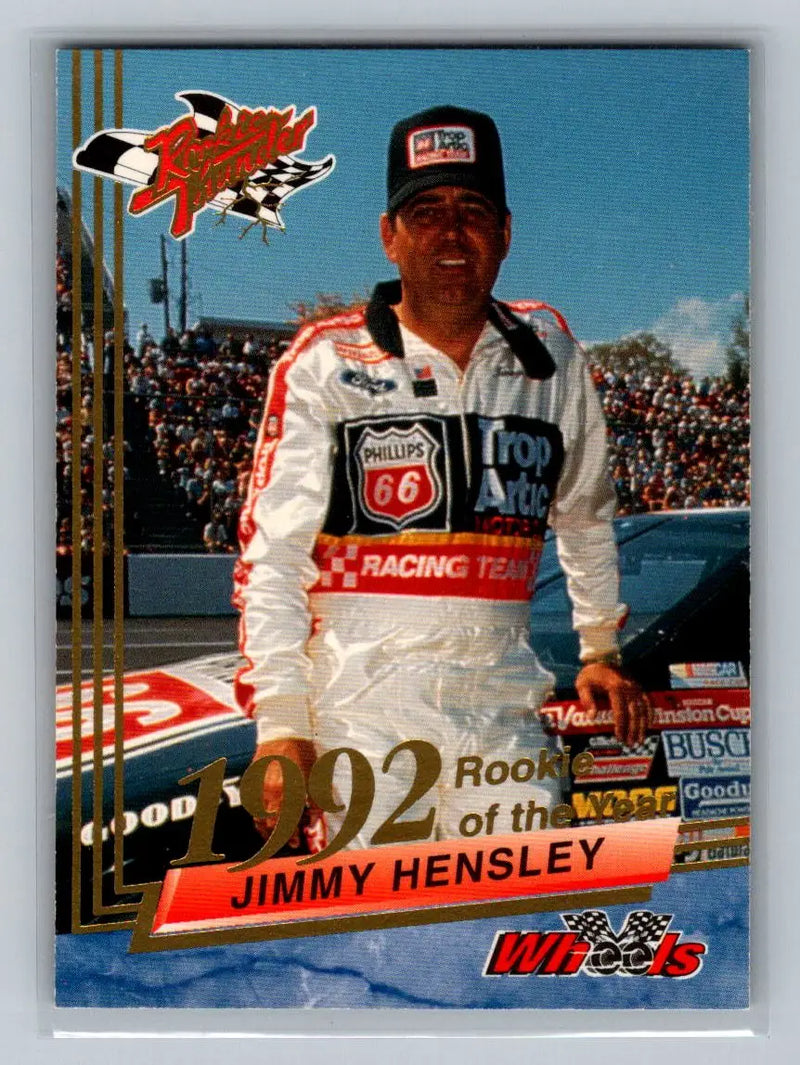 1993 Wheels Rookie Thunder #31 Jimmy Hensley Cale Yarborough Motorsports - Racing Card Single