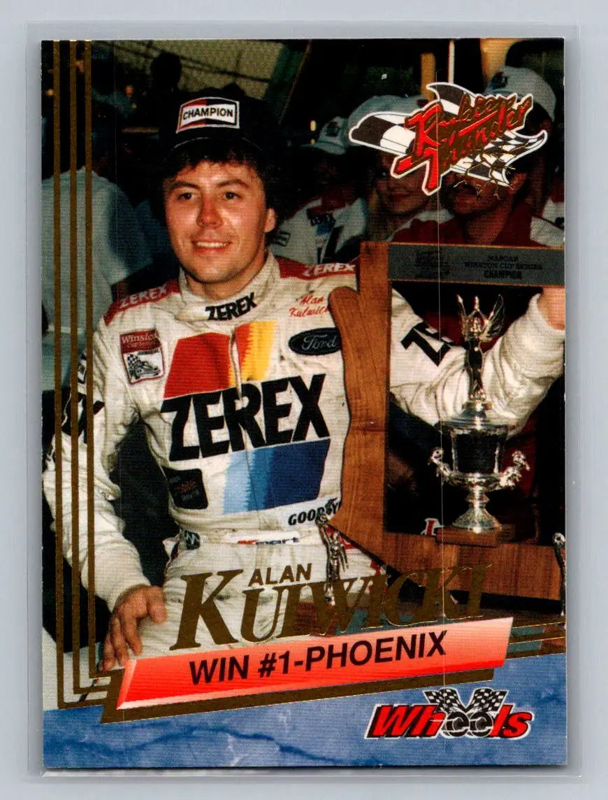 1993 Wheels Rookie Thunder #48 Alan Kulwicki AK Racing - Racing Card Single