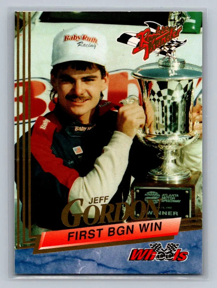 1993 Wheels Rookie Thunder #51 Jeff Gordon Bill Davis Racing - Racing Card Single