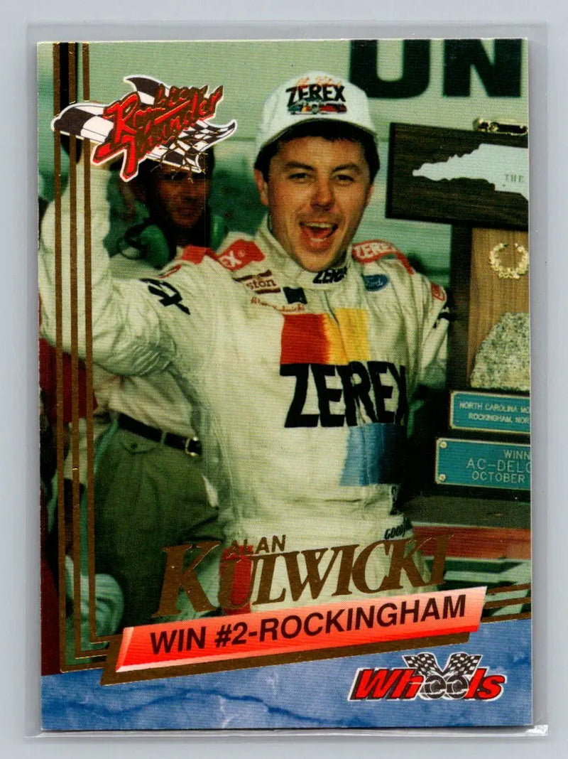 1993 Wheels Rookie Thunder #57 Alan Kulwicki AK Racing - Racing Card Single
