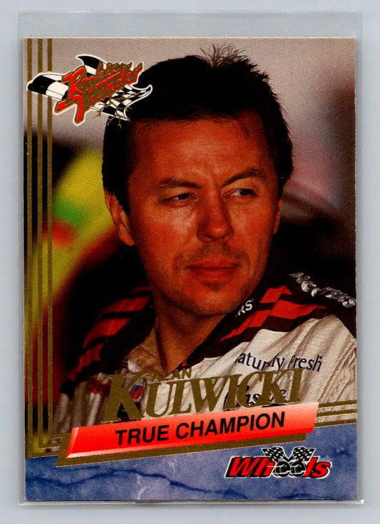 1993 Wheels Rookie Thunder #86 Alan Kulwicki Platinum AK Racing - Racing Card Single