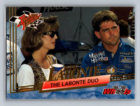 1993 Wheels Rookie Thunder #92 Bobby Labonte Bill Davis Racing - Racing Card Single