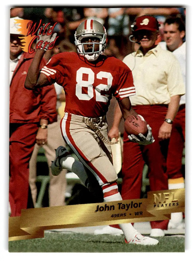 1993 Wild Card #3 John Taylor - Football Card Single