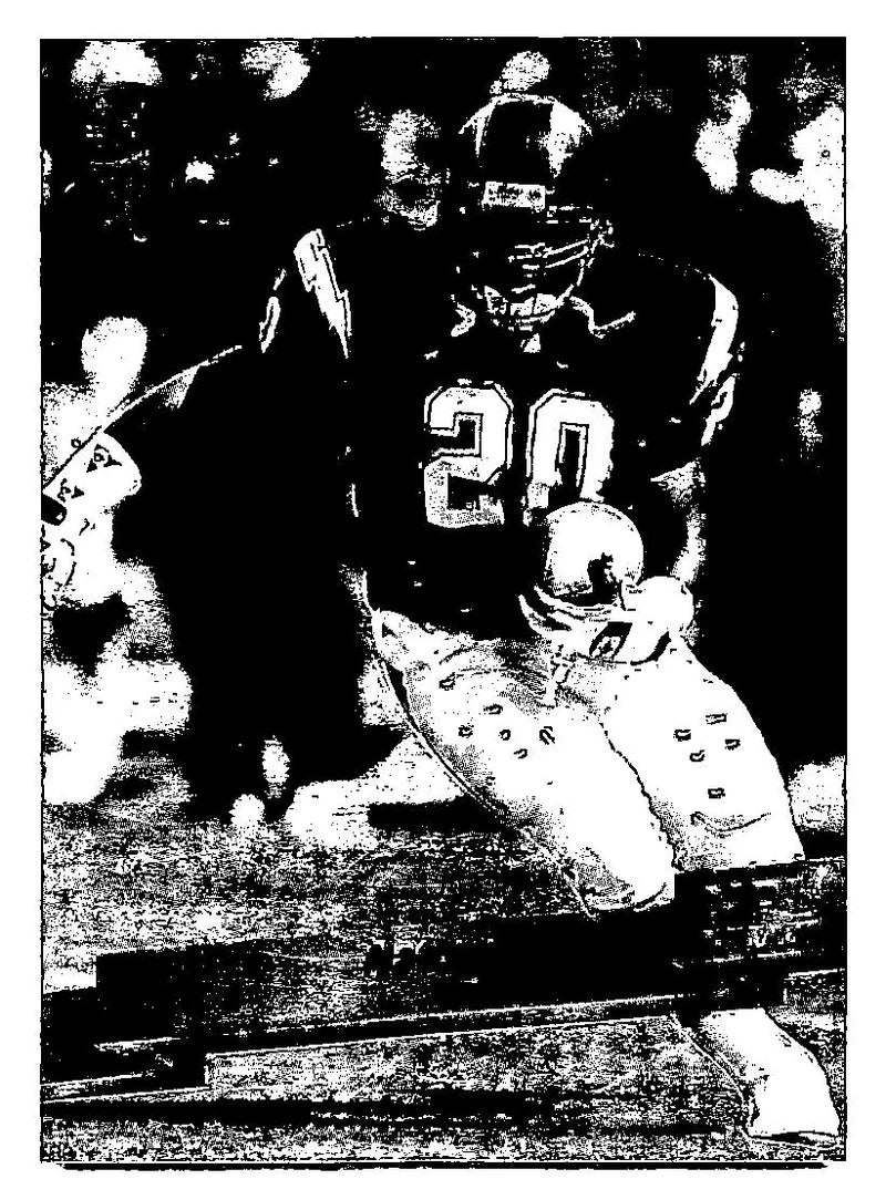 1993 Wild Card Superchrome #243 Natrone Means - Football Card Single