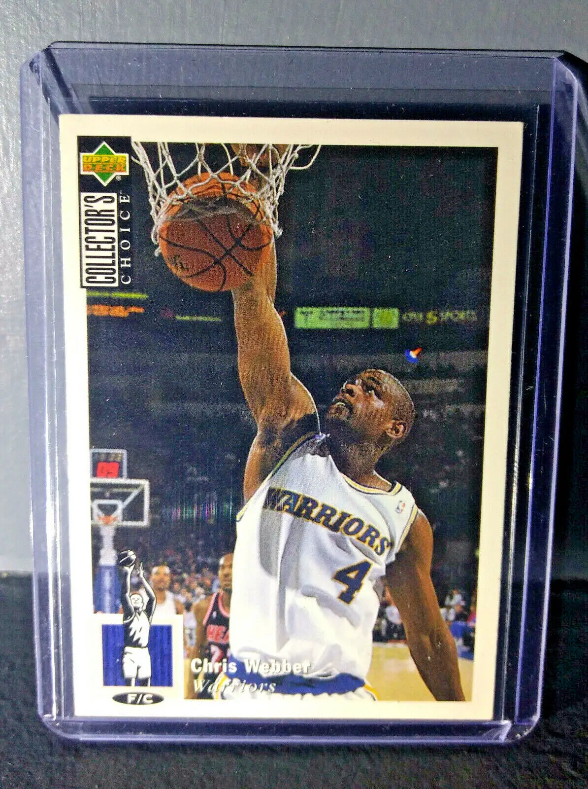 1994-95 Chris Webber Upper Deck Collector’s Choice #4 Basketball Card - Basketball Card Single