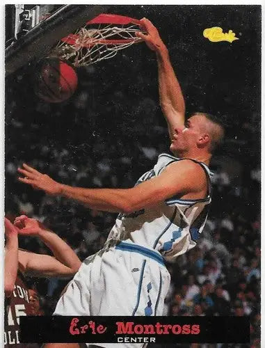 Original gloss Eric Montross basketball card from 1994-95 Classic #6 in NM-MT condition