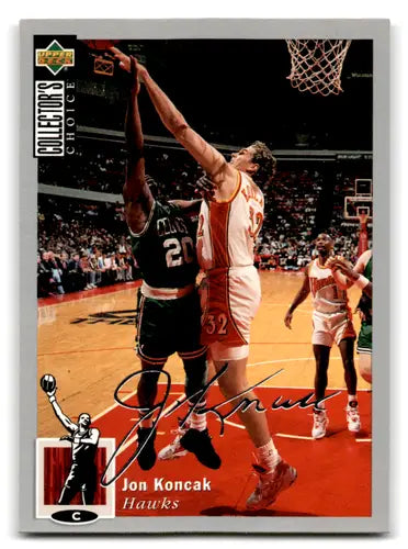 1994-95 Collector’s Choice Silver Signature #108 Jon Koncak NM-MT Hawks ID:72735 - Basketball Card Single