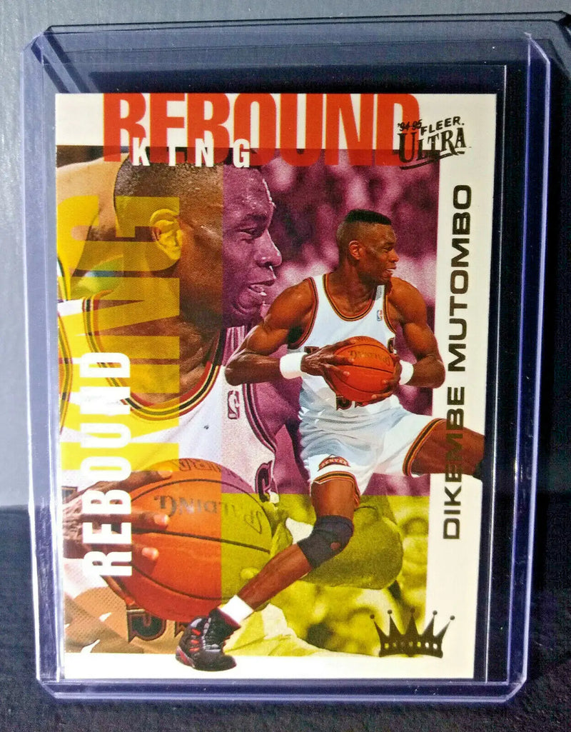 1994-95 Dikembe Mutombo Fleer Ultra Rebound King #4 Basketball Card - Basketball Card Single