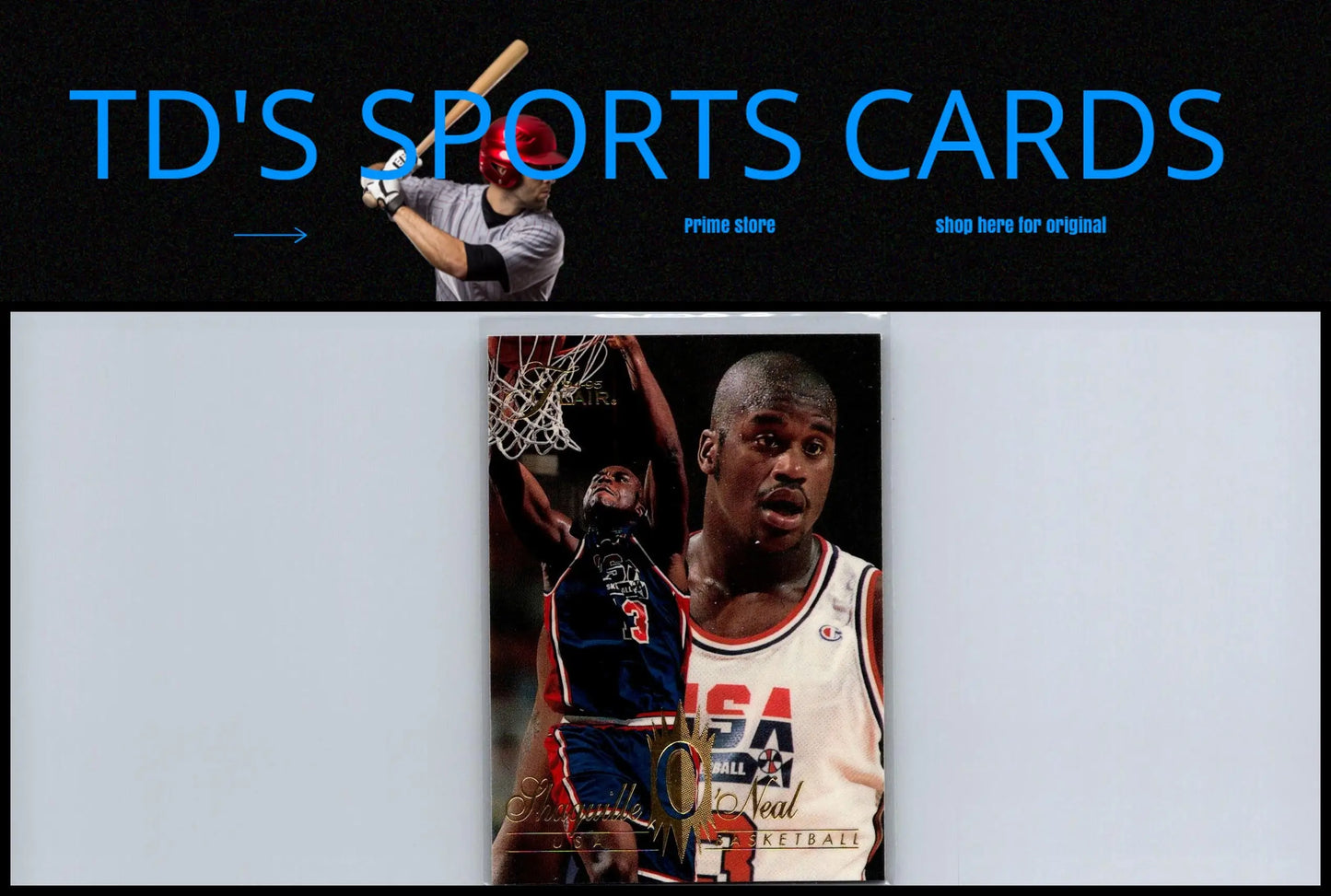 1994-95 Flair #168 trading card featuring Shaquille O’Neal for basketball collectors