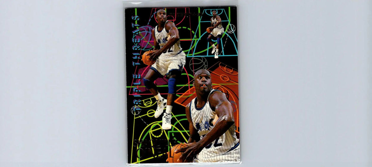 1994-95 Fleer #7 Shaquille O’Neal Triple Threats - Basketball Card Single