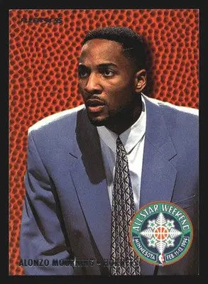 1994-95 Fleer All-Star Weekend #7 Alonzo Mourning Charlotte Hornets HOF - Basketball Card Single
