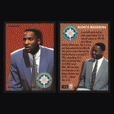 1994-95 Fleer All-Star Weekend #7 Alonzo Mourning Charlotte Hornets HOF - Basketball Card Single