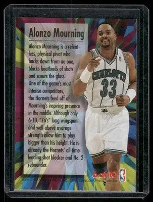 1994-95 Fleer Ultra Power Alonzo Mourning #6 of 10 Basketball - Basketball Card Single