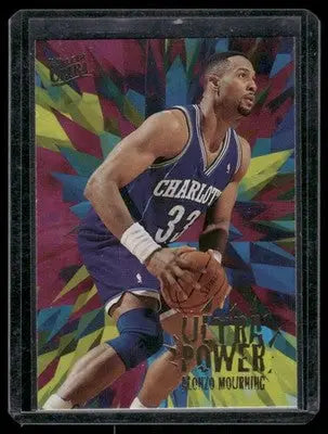 1994-95 Fleer Ultra Power Alonzo Mourning #6 of 10 Basketball - Basketball Card Single