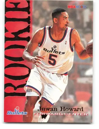 1994-95 Hoops #378 Juwan Howard NM Near Mint RC Rookie Bullets ID:82621 - Basketball Card Single
