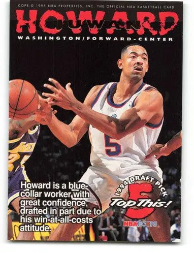 1994-95 Hoops #425 Juwan Howard/Isaiah Rider NM Near Mint TOP ID:82622 - Basketball Card Single
