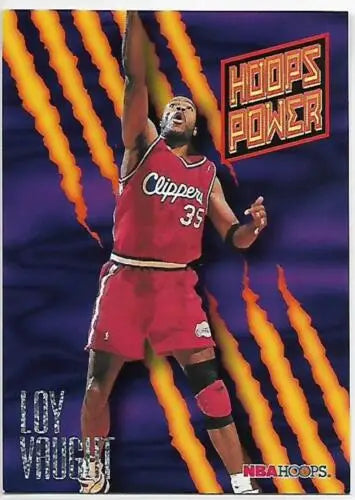 1994-95 Hoops Power Ratings PR-24 Loy Vaught NM card with original gloss and value