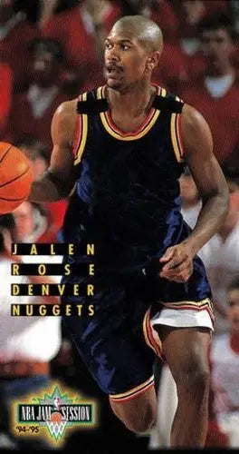 1994-95 Jam Session #50 Jalen Rose NM Near Mint RC Rookie Nuggets ID:82599 - Basketball Card Single