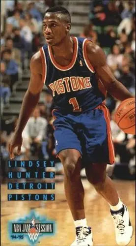 1994-95 Jam Session #57 Lindsey Hunter NM Near Mint Pistons ID:82601 - Basketball Card Single