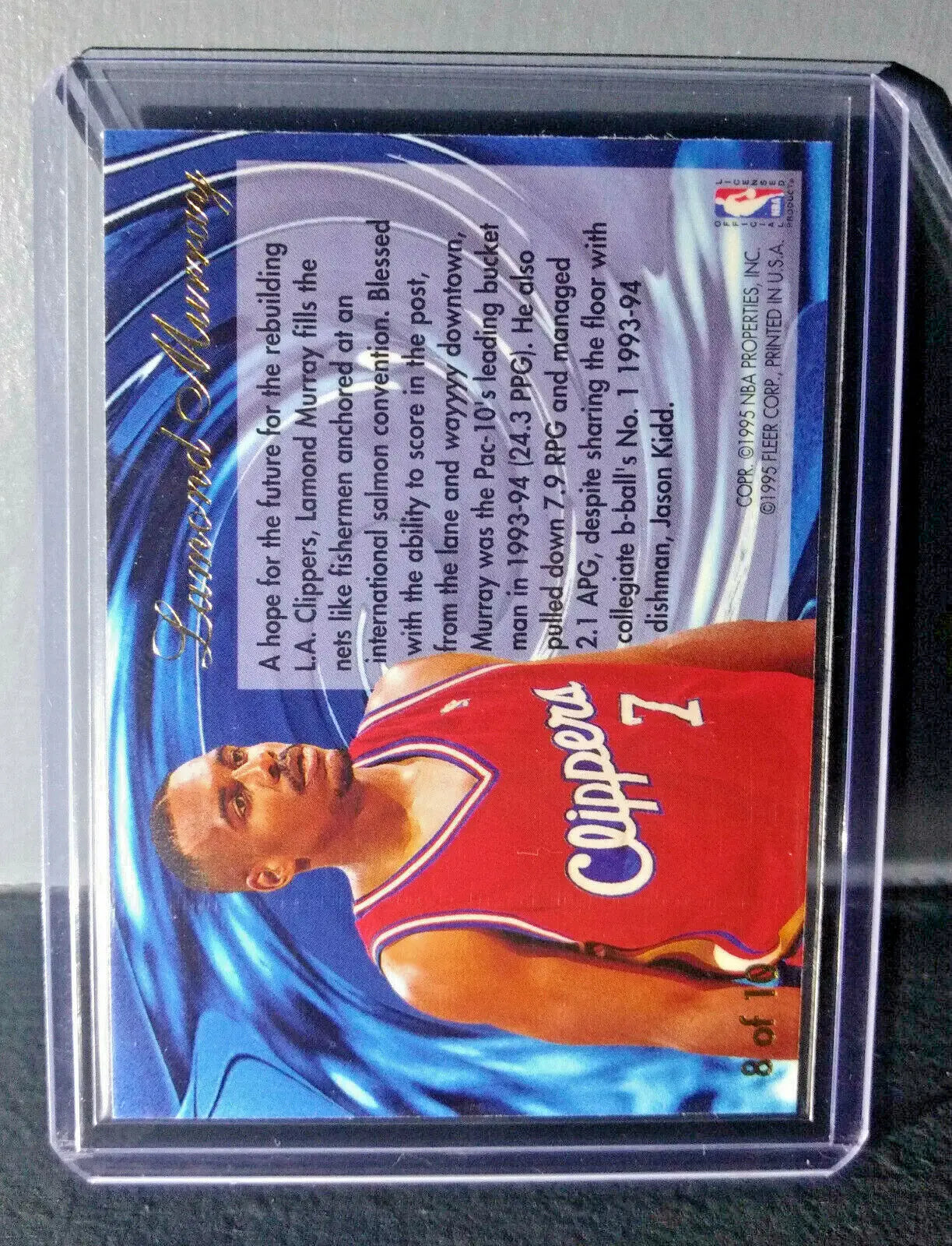 1994-95 Lamond Murray Flair Waves of the Future #8 Basketball Card - Basketball Card Single