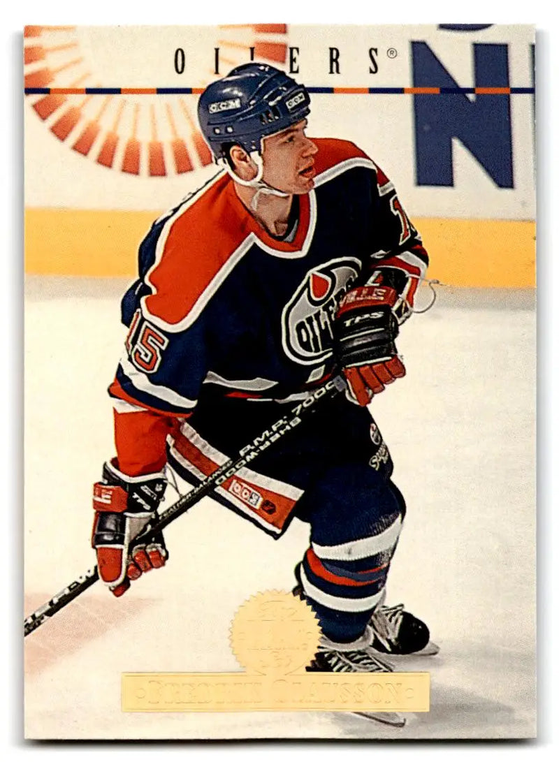 1994-95 Leaf #327 Fredrik Olausson - Hockey Card Single