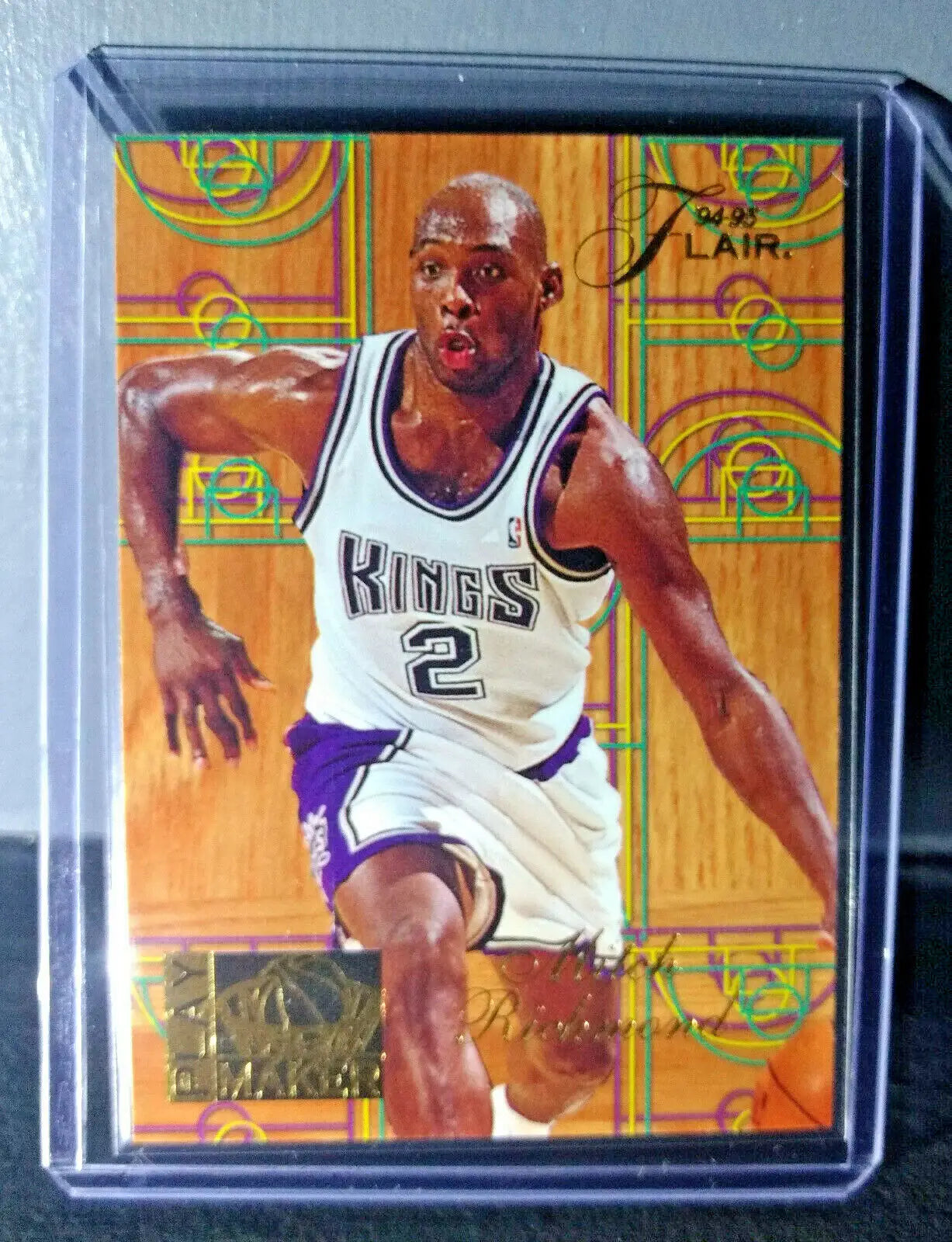 1994-95 Mitch Richmond Flair Play Maker #8 Basketball Card - Basketball Card Single
