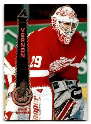 1994-95 Pinnacle #377 Mike Vernon - Hockey Card Single