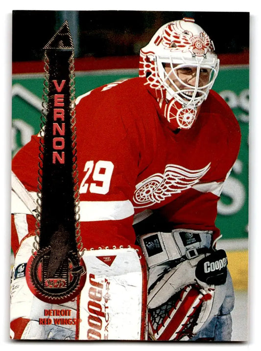 1994-95 Pinnacle #377 Mike Vernon - Hockey Card Single