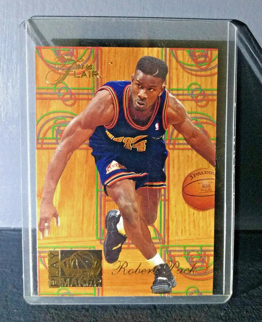 1994-95 Robert Pack Flair Playmakers #5 Basketball Card