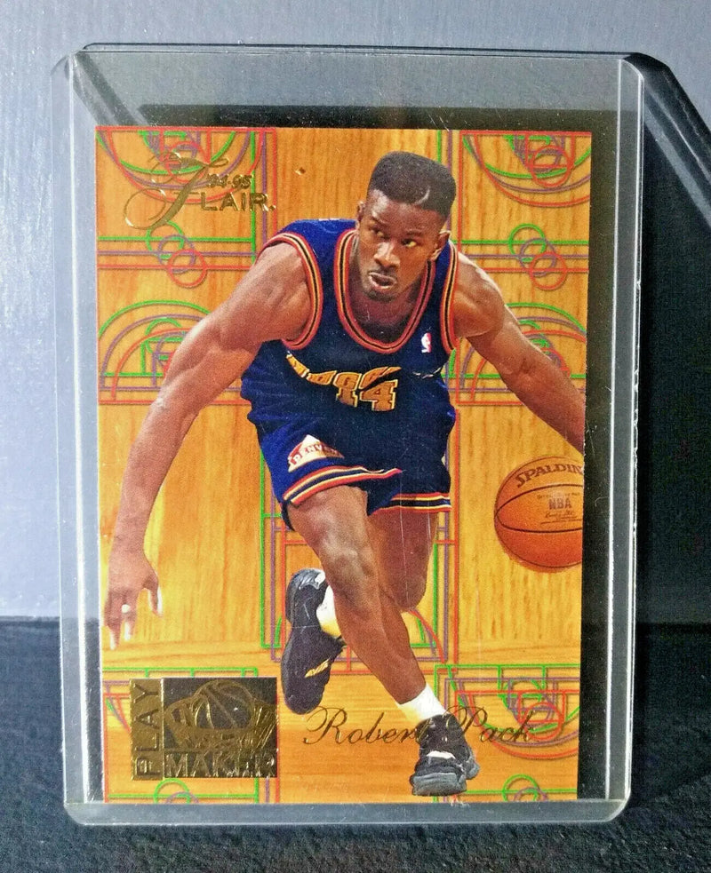 1994-95 Robert Pack Flair Playmakers #5 Basketball Card
