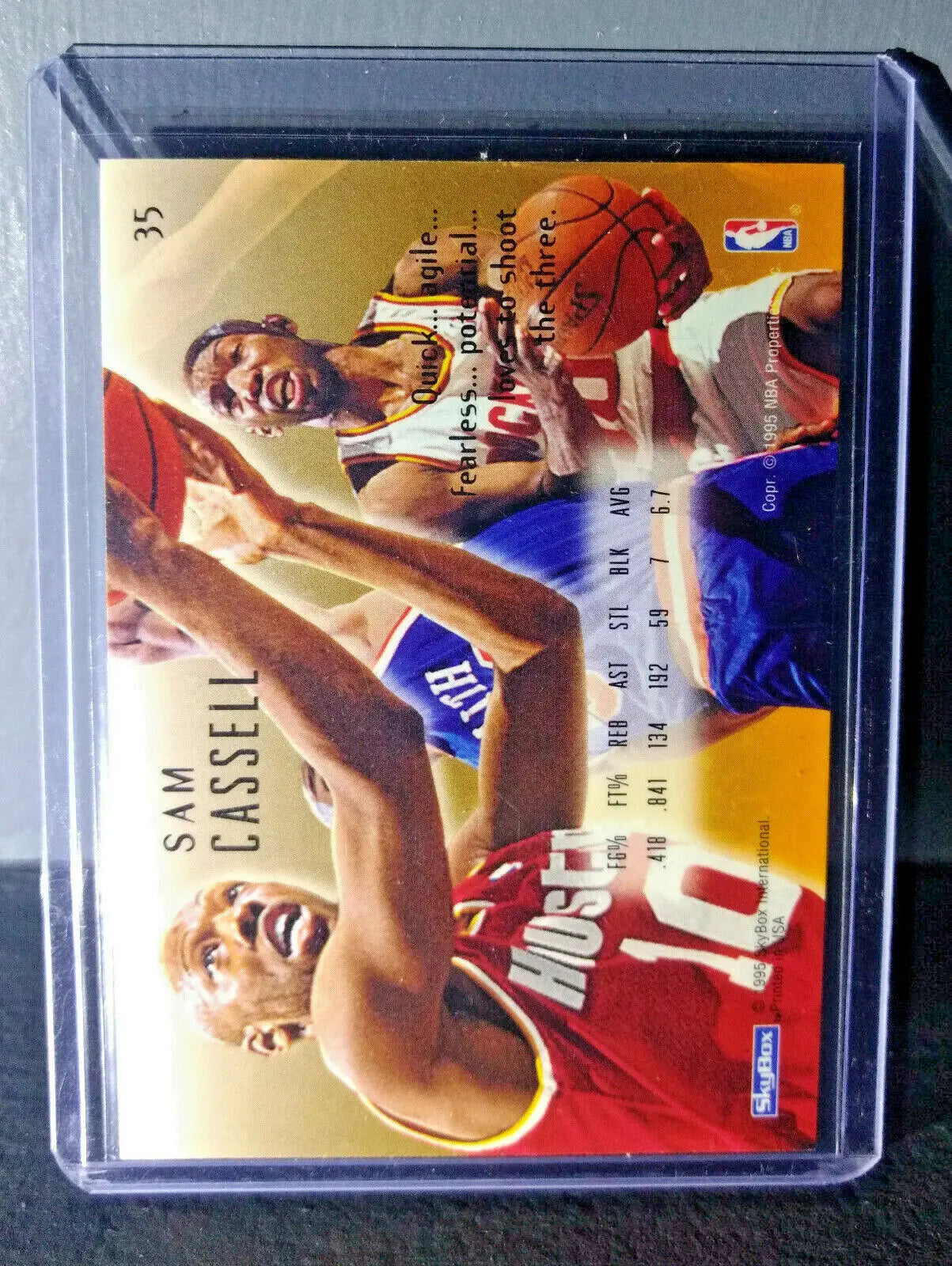 1994-95 Sam Cassell Skybox Emotion #35 Basketball Card - Basketball Card Single