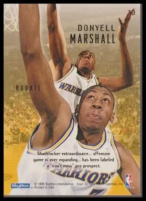1994-95 SkyBox E-Motion #30 Donyell Marshall