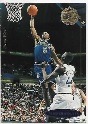 1994-95 SP Championship Doug West NM near mint Timberwolves basketball trading card original gloss