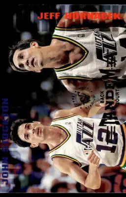 1994-95 Stadium Club #277 John Stockton / Jeff Hornacek - Basketball Card Single