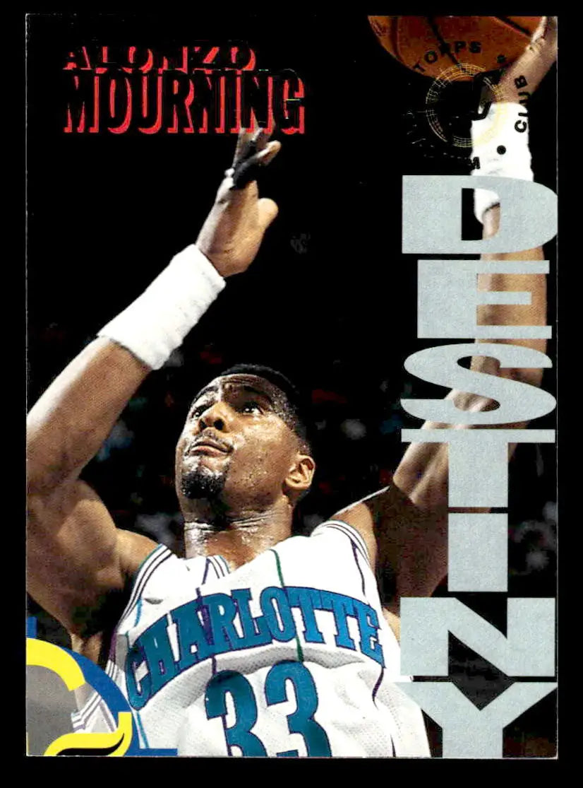 1994-95 Stadium Club #6B Alonzo Mourning Dynasty and Destiny Charlotte Hornets - Basketball Card Single