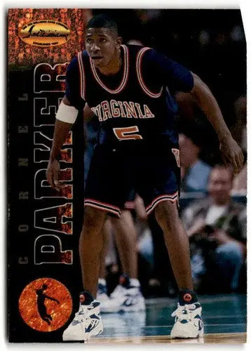 Original gloss Basketball trading card featuring Cornell Parker from 1994-95 Simply Sandoval cards typically sell