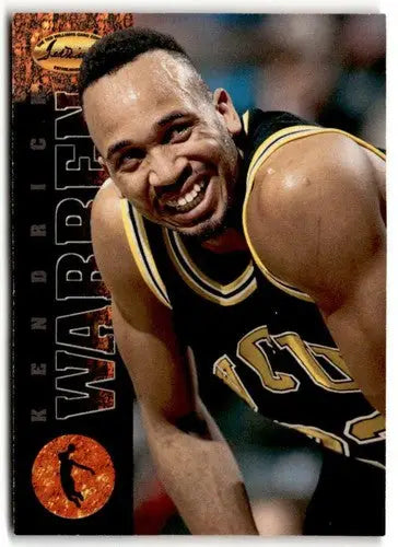 Original gloss Kendric Warren basketball card from 1994-95 Ted Williams collection